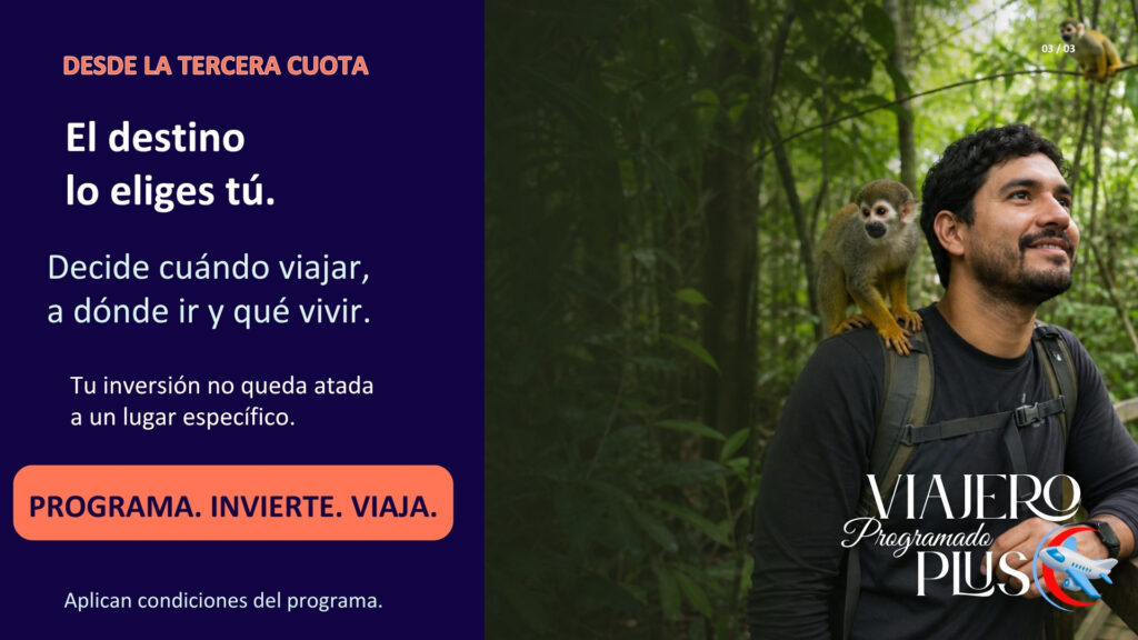 Viajero Programado Plus: el destino lo eliges tú